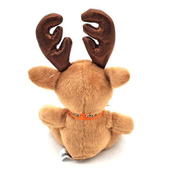 Reese's 6” Reindeer Plush‎ Stuffed Animal Reeces Pieces Deer  Ribbon Bow Holiday - Picture 3 of 9